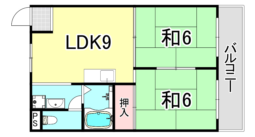 ホーク武庫之荘の間取り