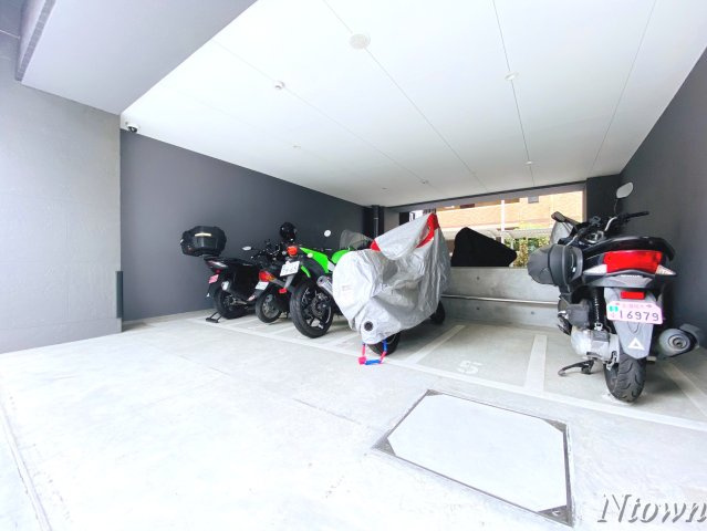 【その他共用部分】 | メイクス今池PRIME | バイク置き場です