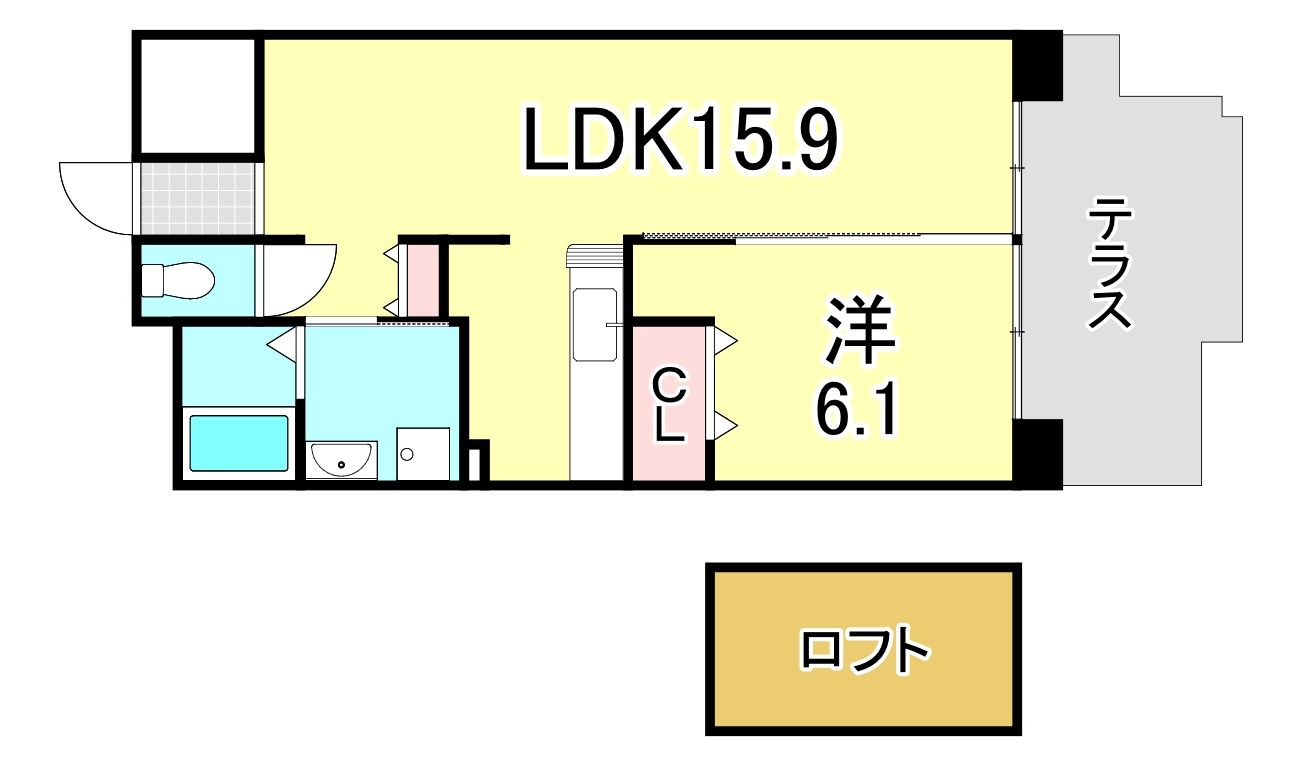 UR浜甲子園さくら街　10号棟の間取り
