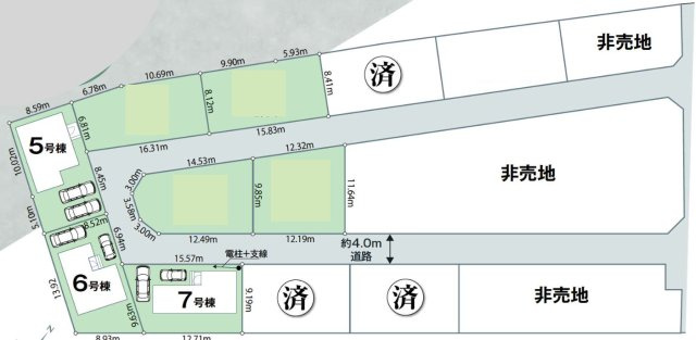 【仲介手数料無料】入間東藤沢第１全１９区７号棟　入間の不動産なら西武ハウジングの区画図