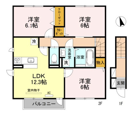 Ｄｒｅａｍ御立東の間取り
