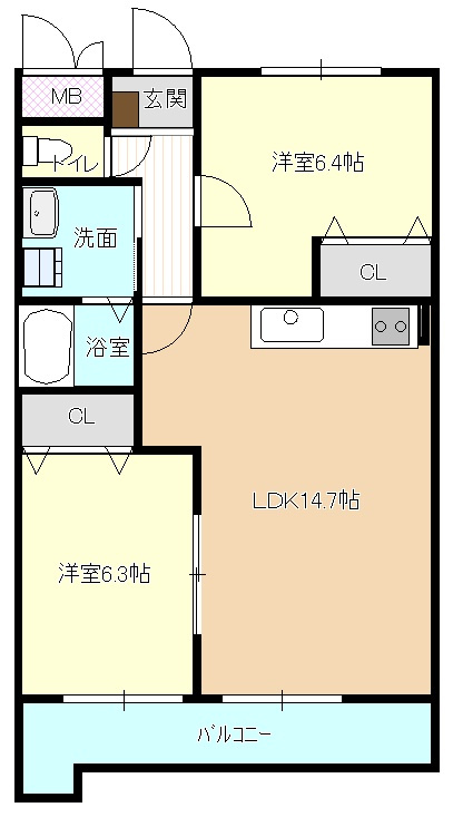 Ｃａｓａｖｅｒｄｅの間取り|間取り図になります。