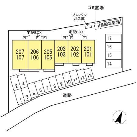 リバーサイドの区画図