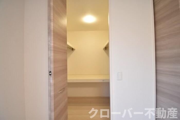 リバーサイドの収納|ウォークインクローゼット