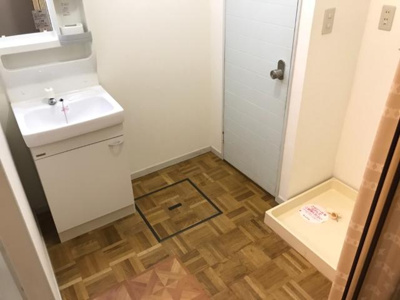 【洗面所】 | コーポラス管石 | 脱衣場（イメージ）