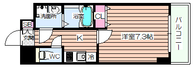 【間取り】 | ジュネーゼグラン弁天町