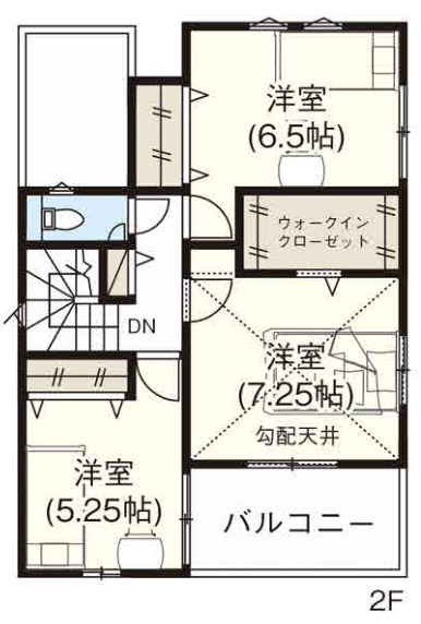 【仲介手数料無料】入間小谷田１８期全４棟４号棟　入間の不動産なら西武ハウジングの間取り