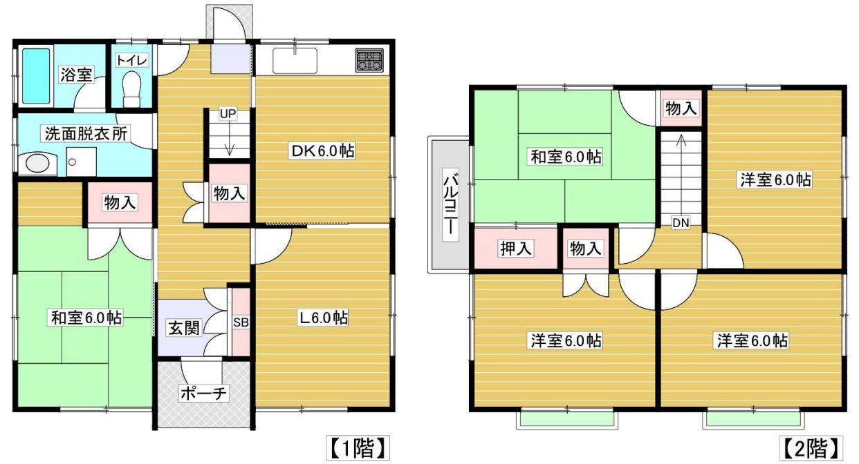 今寺戸建の間取り
