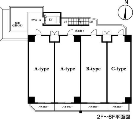 新栄アイサンメゾン　住居の区画図