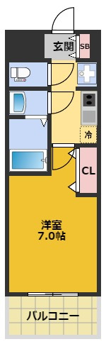【間取り】 | メイクスWアート丸の内 | 間取りです。