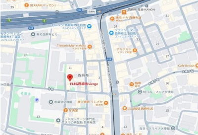 【地図】 | ＦＬＥＧ西麻布ｖｉｅｒｇｅ
