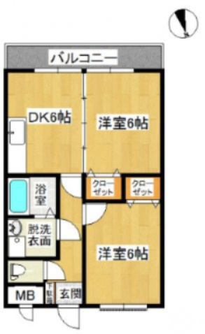 【間取り】 | スカイマンションE