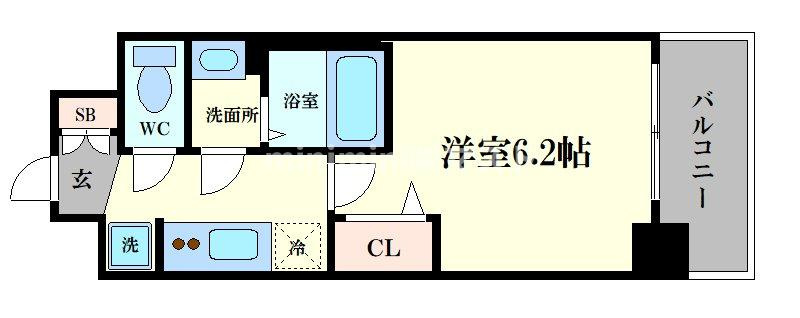 グランカリテ九条南の間取り
