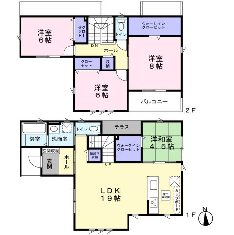 タマタウン広谷 １号地の間取り