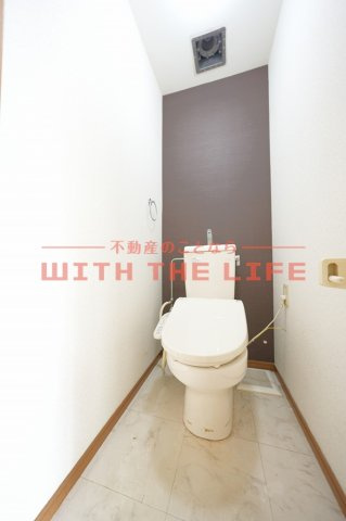 アメニティ旗崎【キャッシュバック対象物件】のトイレ|清潔感のあるトイレです