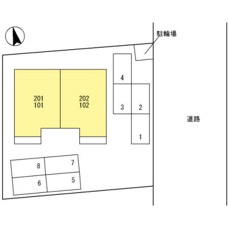 グランシャリオNの区画図