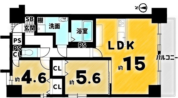 エミネンス四条の間取り