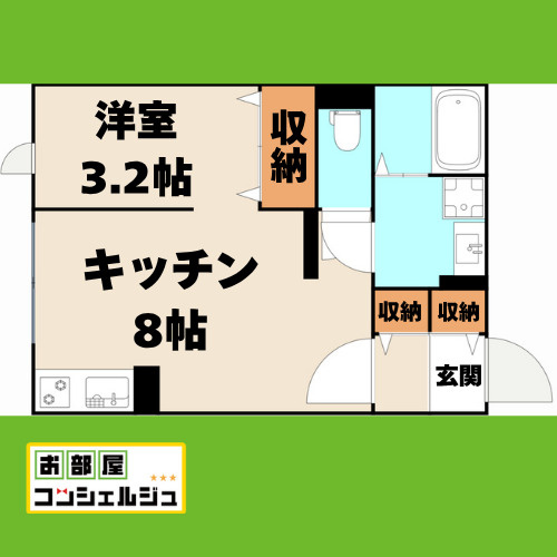 GVIVRE東別院の間取り