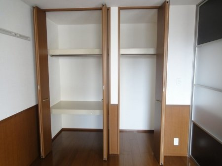 熊本市南区南高江１丁目のアパートの収納