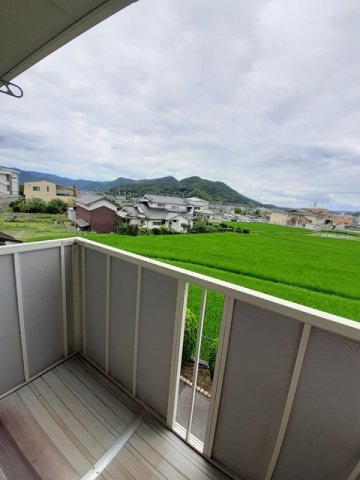 ショコラハウスのバルコニー