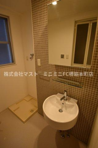 エイペックス東心斎橋Ⅰの洗面所