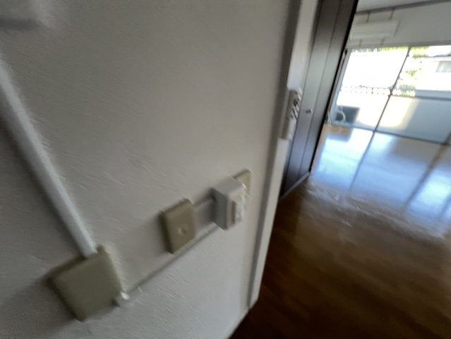 村上ハイツのバルコニー