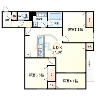【間取り】 | WEALTH　JOTOⅡ　鯰江小学校区 | WEALTH　JOTOⅡ　間取り
