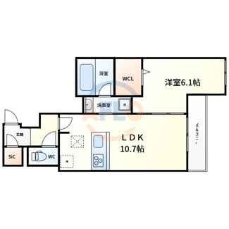 【間取り】 | WEALTH　JOTOⅡ　鯰江小学校区 | WEALTH　JOTOⅡ　間取り