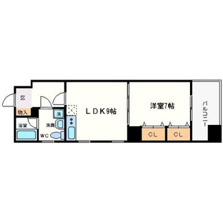 【間取り】 | ボーベル長堀 | ボーベル長堀　間取り