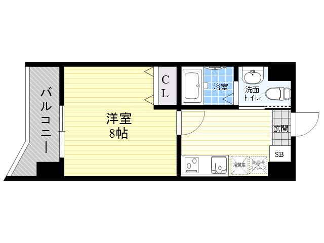 ローズモント・フレア薬院の間取り