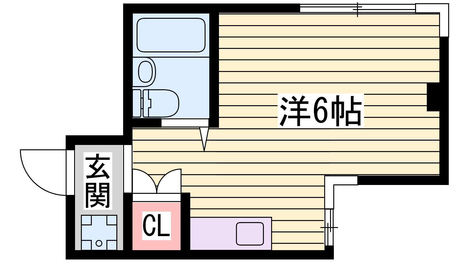 ハイツアベニールの間取り
