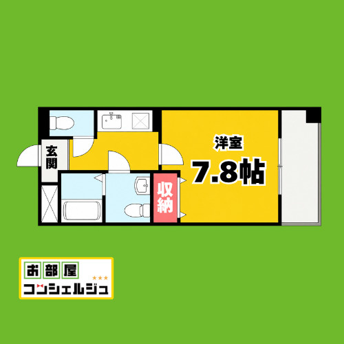 リバパレス鶴舞の間取り