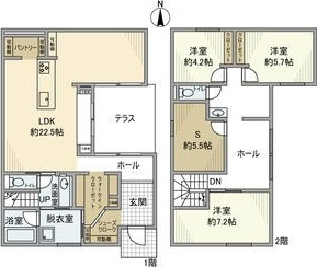 横根町石丸戸建　　刈谷市近郊の賃貸ならクラスホーム刈谷店の間取り