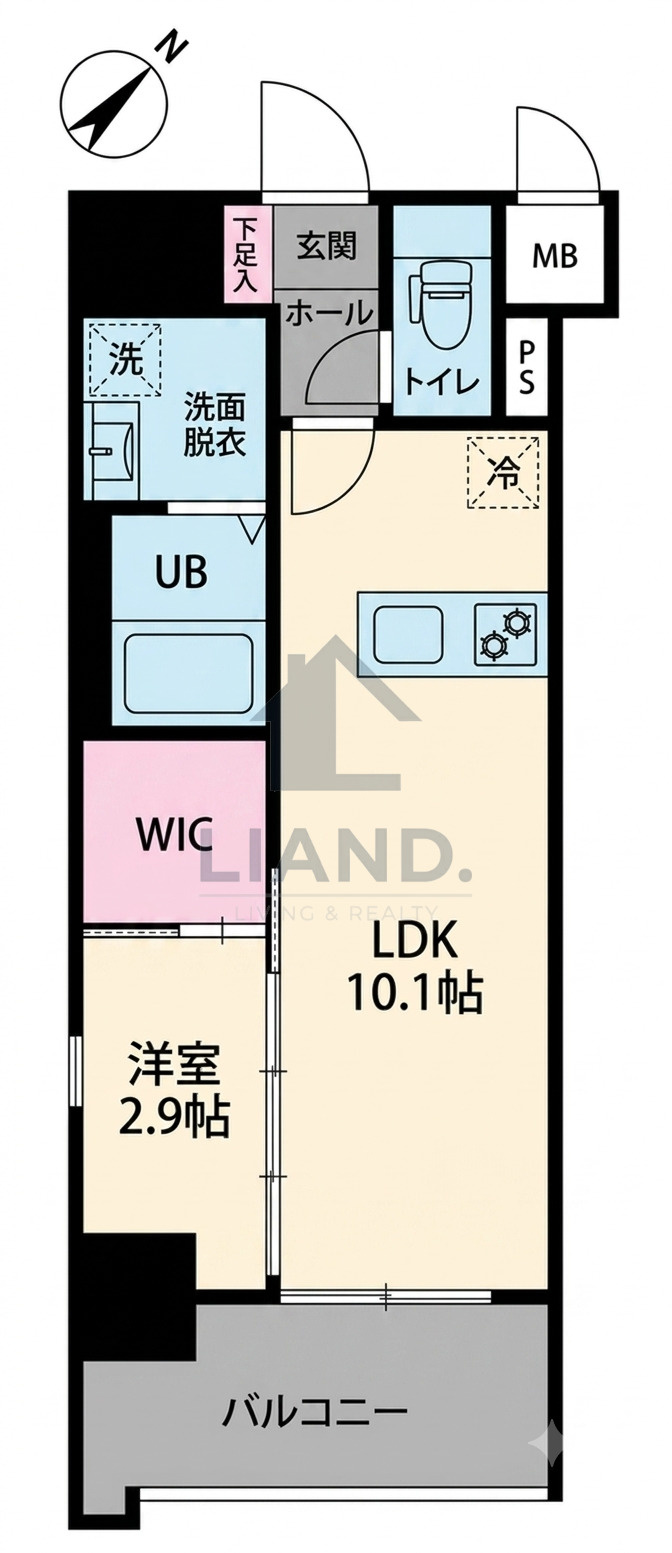 S-room美野島　住吉小学校区の間取り|S-room美野島