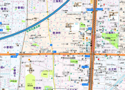 【地図】 | Fortuney江坂Ⅱ
