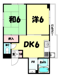 【間取り】 | サンコート春日野道
