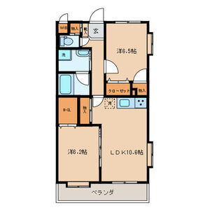 ボヌールプラージュの間取り