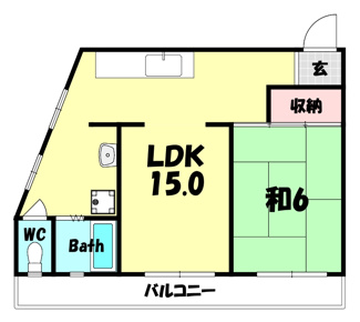 【間取り】 | 久保田マンション
