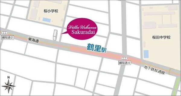 ヴィラアバーナ桜台※家賃ダウン(半年間)他キャンペーン中の地図
