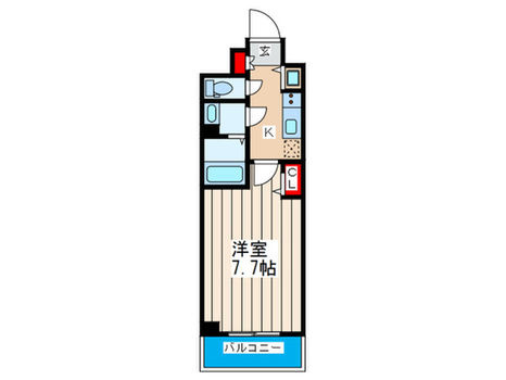【間取り】 | プレサンス谷町七丁目Ⅱ