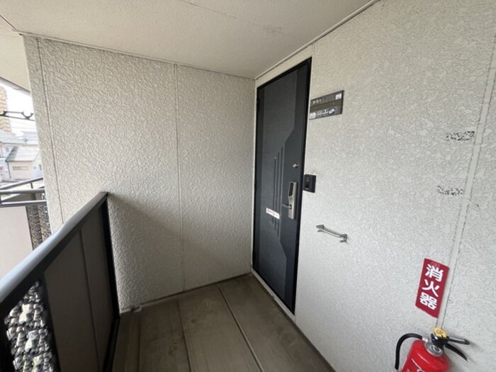 セジュール永木　B棟の玄関