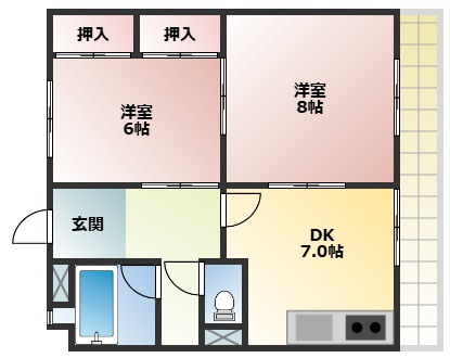 【間取り】 | 富士マンション