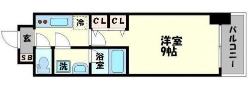 【間取り】 | スプランディッド淀屋橋ＤＵＥ