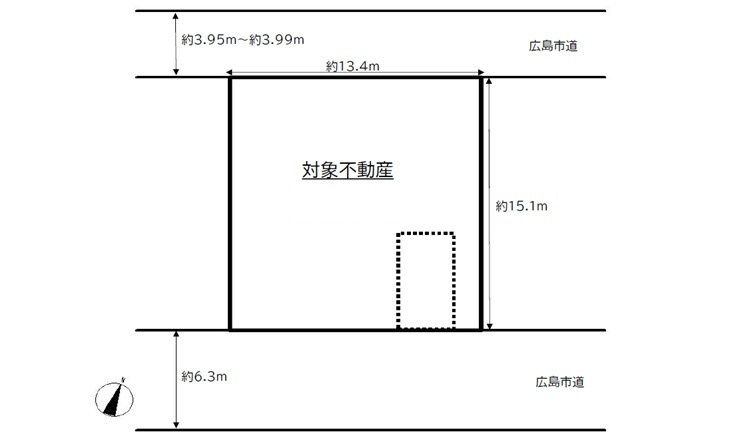 西区己斐東２丁目 の土地図