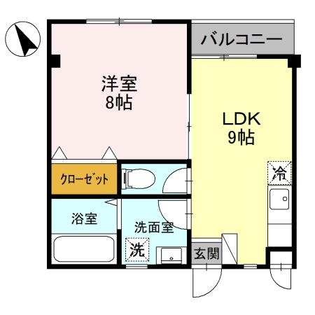 グリーンパレスYの間取り