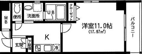 第15フクマルビルの間取り