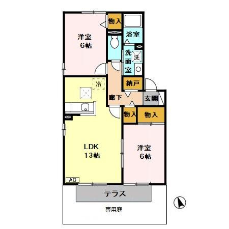 ビスタコートの間取り