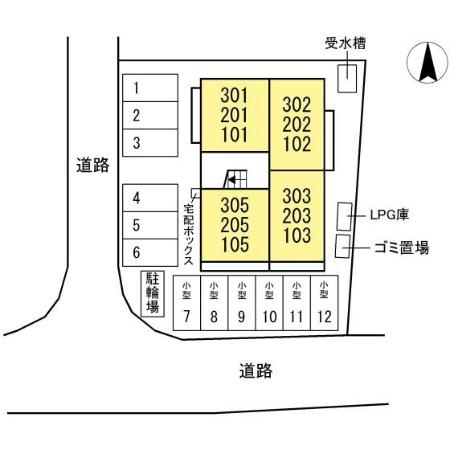 ラ・ルーチェの区画図