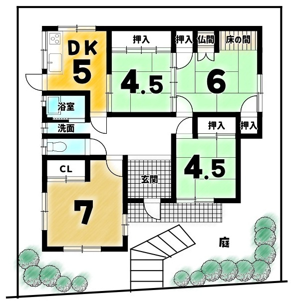 醍醐大高町の間取り
