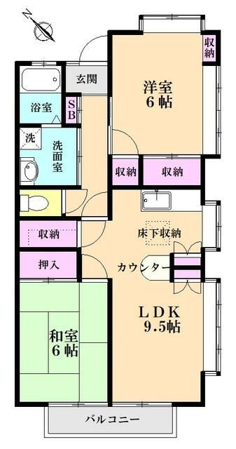 第３グリーンパークの間取り